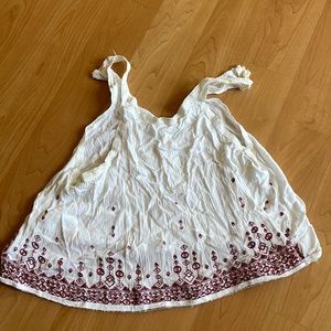 Hardly worn cropped tank top.